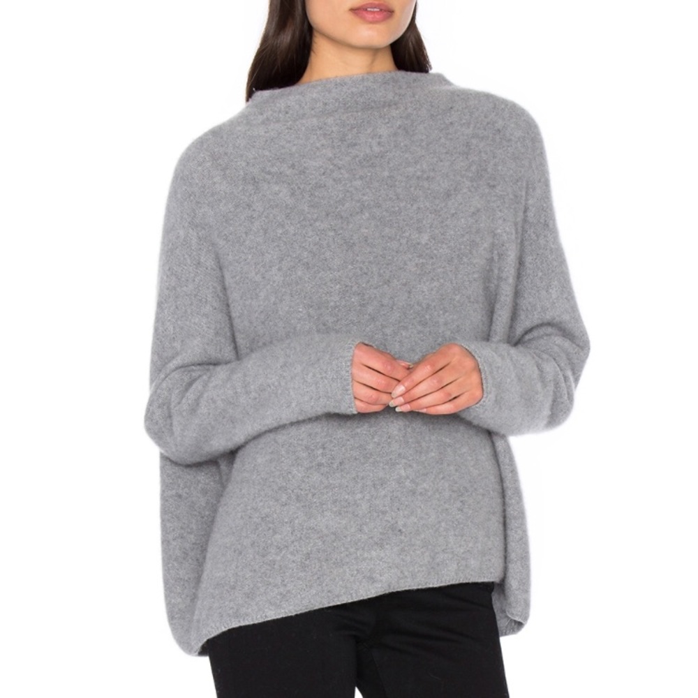 Vince funnel neck grey sweater